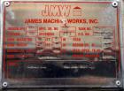 Used JMW James Machine Works API 650 Tank, 9,400 Gallon, 316L Stainless Steel, Vertical. 120
