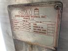 Unused - James Machine Works 8,359 Gallon Stainless Steel Agitated Tank