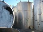 Used- Joseph Oat and Sons Vertical Storage Tank. Approximately 8000 gallon, stainless steel. 10' diameter x 13'-6