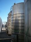 Used- Joseph Oat and Sons Vertical Storage Tank. Approximately 8000 gallon, stainless steel. 10' diameter x 13'-6