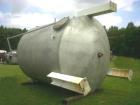 Used- Approximately 7,000 Gallon Stainless Steel Tank. 10' diameter. x 11' T/T. Cone top, dish bottom. Built by Kennedy Tank...