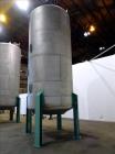 Unused- Graver Water Systems Approximate 5200 Gallon Cation Regeneration Vessel. Manufactured by Kennedy Tank, 316/316L stainless steel, vertical. 90