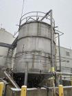 Used Approx. 14,000 gallon Knight Fabrication Vertical Tank. Stainless steel