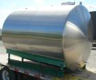 Used L'Hoir Incorporated Tank, 5,104 gallons (4250 Imperial), 304 stainless steel, horizontal. Approximately 100 1/2