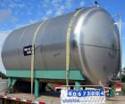 Used L'Hoir Incorporated tank, 4803 gallons (4000 Imperial), 304 stainless steel, horizontal. Approximately 94 1/2
