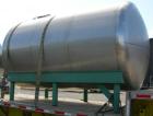 Used L'Hoir Incorporated tank, 4803 gallons (4000 Imperial), 304 stainless steel, horizontal. Approximately 94 1/2