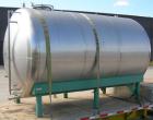 Used L'Hoir Incorporated tank, 4803 gallons (4000 Imperial), 304 stainless steel, horizontal. Approximately 94 1/2