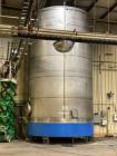 Used- L'Hoir 24,000 Gallon (20k imperial gallon) 304 Vertical Stainless Steel Ta