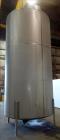 Used Mid-State Tank, 6000 Gallon, 304 Stainless Steel, Vertical.