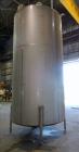 Used Mid-State Tank, 6000 Gallon, 304 Stainless Steel, Vertical.