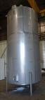 Used Mid-State Tank, 6000 Gallon, 304 Stainless Steel, Vertical.