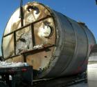 USED: Missouri Tank & Boiler tank, 16,000 gallon, 304 stainless steel, vertical. 13' diameter x 194