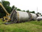 Used-12,000 Gallon Modern Welding Stainless Steel Tank.  Tank and nozzles 304 stainless steel.  12'0