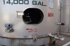 Used Mueller Tank, 13,892 Gallon, Model DF, Stainless Steel, Vertical. Approximate 144