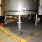 Used Mueller Tank, 6000 Gallon, Model DF, 304 Stainless Steel, Vertical. Approximate 118