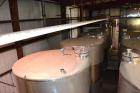 Used Mueller Tank, 6000 Gallon, Model DF, 304 Stainless Steel, Vertical. Approximate 118