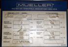 Used Mueller Tank, 6000 Gallon, Model DF, 304 Stainless Steel, Vertical. Approximate 118