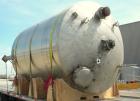 Used Mueller Jacketed Tank, 5000 gallon, 304 stainless steel, vertical. 109’’ diameter x 123’’ straight side, dish top and bottom. Internal rated to 200 deg F, dimple jacket rated 75 psi at 200 deg F...
