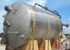 Used Mueller Jacketed Tank, 5000 gallon, 304 stainless steel, vertical. 109’’ diameter x 123’’ straight side, dish top and bottom. Internal rated to 200 deg F, dimple jacket rated 75 psi at 200 deg F...