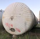 Used Mueller Tank, 45,000 Gallon, Model H, 316L Stainless Steel, Horizontal. Approximate 148-1/2