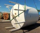 Used Mueller Tank, 5,000 Gallon, 304 Stainless Steel. Approximate 108” Diameter x approximate 125” straight side, dished top and bottom. 20 Cubic feet partial section of sidewall dimple jacket, cooli...