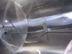 Used Mueller Tank, 5,000 Gallon, 304 Stainless Steel. Approximate 108” Diameter x approximate 125” straight side, dished top and bottom. 20 Cubic feet partial section of sidewall dimple jacket, cooli...