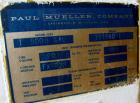 Used Mueller Tank, 5,000 Gallon, 304 Stainless Steel. Approximate 108” Diameter x approximate 125” straight side, dished top and bottom. 20 Cubic feet partial section of sidewall dimple jacket, cooli...