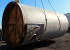 Used Mueller Silo Storage Tank, 10,000 Gallon, Model SVW, 304 Stainless Steel. 120” Diameter x approximate 220” straight side, dished top, sloped bottom. (0.759) Cubic feet of sidewall dimple jacket,...