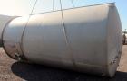 Used Mueller Silo Storage Tank, 10,000 Gallon, Model SVW, Stainless Steel. 120” Diameter x approximate 220” straight side, dished top, sloped bottom. (0.759) Cubic feet of sidewall dimple jacket, coo...