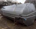 Used- Mueller 6000 Gallon Vertical Stainless Steel Jacketed Tank. Sanitary polished, interior, 7'4