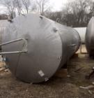 Used- Mueller 6000 Gallon Vertical Stainless Steel Jacketed Tank. Sanitary polished, interior, 7'4