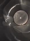 Used- Mueller 6000 Gallon Vertical Stainless Steel Jacketed Tank. Sanitary polished, interior, 7'4