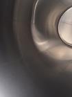 Used- Mueller 6000 Gallon Vertical 316 Stainless Steel Jacketed Tank. Sanitary polished, interior, 7'4