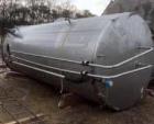 Used- Mueller 6000 Gallon Vertical Stainless Steel Jacketed Tank