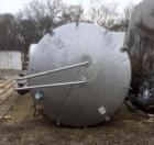 Used- Mueller 6000 Gallon Vertical Stainless Steel Jacketed Tank
