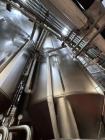 Used Mueller Stainless Steel 400 BBL Fermenter | Large Capacity Jacketed Tank