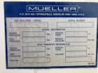 Used Mueller 50,000 Gallon Vertical 304 Stainless Steel Jacketed Silo Type Stora
