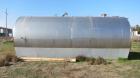 Used- Mueller 16,000 Gallon Stainless Steel Horizontal Storage Tank. Approximately 10'6