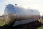 Used Mueller 16,000 Gallon Stainless Steel Horizontal Storage Tank. Approximately 10'6