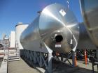 Used Mueller 16,000 Gallon Stainless Steel Horizontal Storage Tank. Approximately 10'6