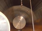 Used Mueller 16,000 Gallon Stainless Steel Horizontal Storage Tank. Approximately 10'6