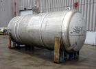 Used Curtis Kelly Metal Fab. Tank, Approximate 5,500 Gallon, 316 Stainless Stee