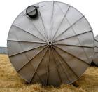 Used Winery Tank, 14,233 Gallon, 316 stainless steel, vertical. Approximately 156