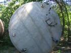 Used-Approximately 10,000 Gallon Vertical 304 Stainless Steel Tank. 10' Diameter x 16' straight side. Flat top with sloped b...