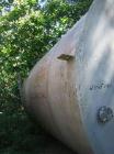 Used-Approximately 10,000 Gallon Vertical 304 Stainless Steel Tank. 10' Diameter x 16' straight side. Flat top with sloped b...