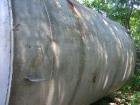 Used-Approximately 10,000 Gallon Vertical 304 Stainless Steel Tank. 10' Diameter x 16' straight side. Flat top with sloped b...