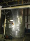 Used-Approximately 8,000 Gallon Vertical 304 Stainless Steel Tank. 9'6