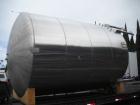 Used 14,000 Gallon Stainless Steel, Vertical Mixing Tank, Bottom Side Agitator, 23'L x 11'11