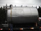 Used-14,000 Gallon Stainless Steel, Vertical Mixing Tank, Bottom Side Agitator, 23'L x 11'11