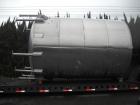 Used 14,000 Gallon Stainless Steel, Vertical Mixing Tank, Bottom Side Agitator, 23'L x 11'11